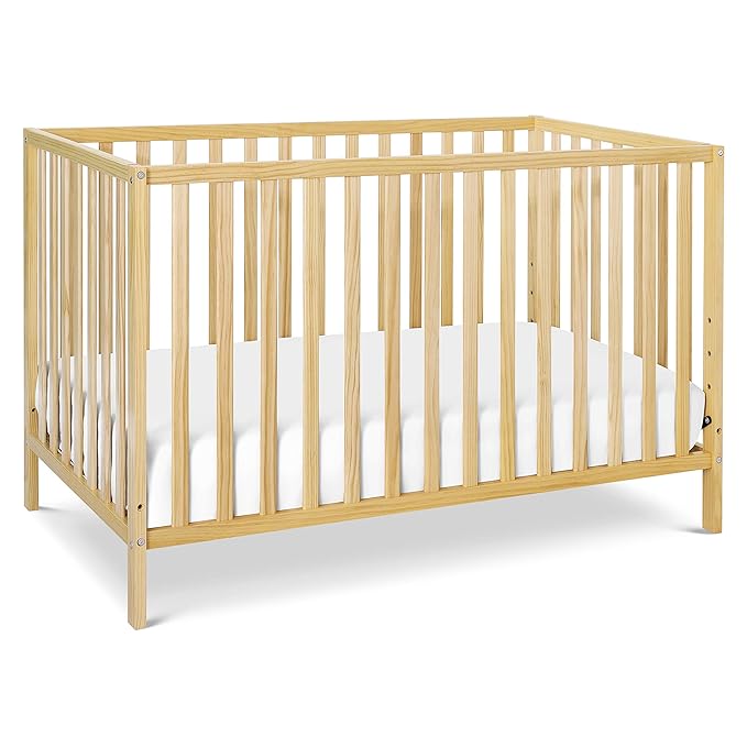 daVinci Union 4-in-1 Convertible Crib - GREENGUARD Gold Certified - Convertible Baby Crib to Toddler Bed, Daybed, Full-Size Bed - Wooden Baby Bed w/Four Adjustable Heights - Natural