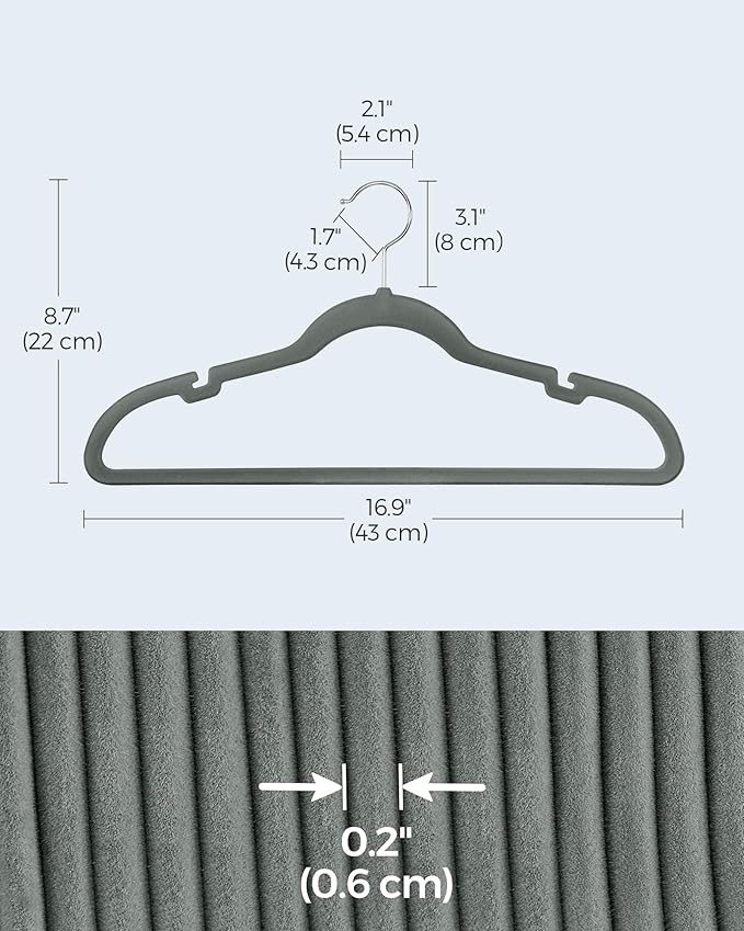 SONGMICS Set of 6 Drawer Organizers, Closet Organizers for Underwear, 120 Cells, Foldable Sock Holders, 11.8 x 11.8 x 3.9 Inches, for Storing Socks, Ties, Belts, Dove Gray URUS011G02