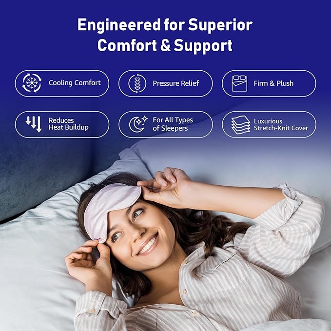 REVO Sleep Gel Memory Foam Mattress, 12-Inch Twin – Cooling Gel Foam Bed with Pressure Relief, Contouring Support & Breathable Comfort – Ideal for Kids or Guest Rooms