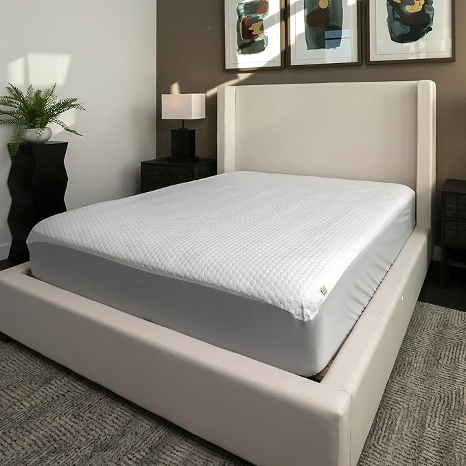 23 Threads X161 Series Padded, Plush, Soft, Luxurious, Waterproof Noiseless Mattress Protector Cover, Fitted, with Ctrl+Z Technology, 13 Inch Deep, FullXL