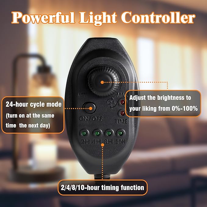 Black Candle Warmer Lamp with Timer Dimmer,Height Adjustable Candle Wax Warmer,Modern Iceberg Wax Melt Warmer for Jar Candles, Birthday Gifts for Women Mom Friend Sister, Bedroom House Warming Decor