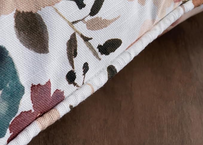 Maison d' Hermine Decorative Pillow Covers 12x20 Inch Rectangle 100% Cotton Throw pillow Covers with invisible Zipper Cushion Case for Living Room Couch, Chair, Sofas, Bedroom, Home (Blossom - Florie)