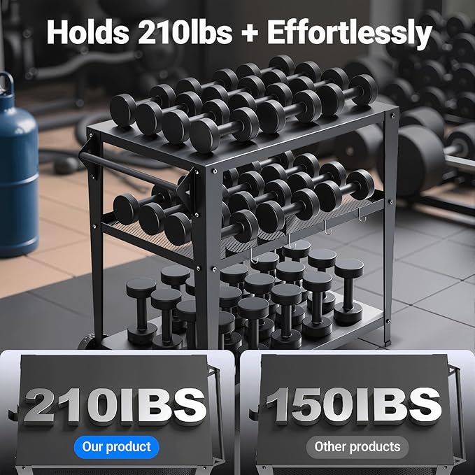 3-Shelf Outdoor Grill Table & Pizza Oven Cart with Wheels, Stainless Steel BBQ Prep Table with Hooks, Mobile Grill Stand for Blackstone (Black)