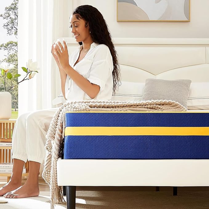 King Mattress, 14 Inch Memory Foam Mattress King for Back Pain, Gel Mattress in a Box, Made in USA, 5 Layers of Comfort, CertiPUR-US Certified