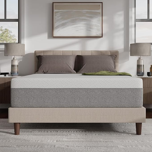 Novilla Mattress King Size 14 Inch, Gel Memory Foam Mattress King in a Box with Comfort Foam for Contour Support & Motion Isolation & Edge Support, CertiPUR-US Certified