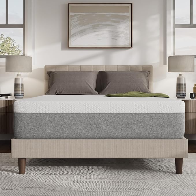 Novilla King Size Mattress 10 Inch, Gel King Memory Foam Mattress in a Box with Comfort Foam for Pressure Relief & Body Support & Cool Night Sleep, CertiPUR-US Certified