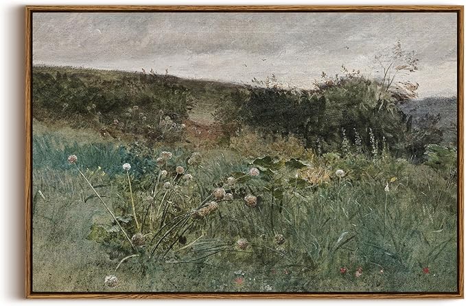 InSimSea Framed Canvas Wall Art Vintage Decor, Rustic Wall Art Room Decor, Classical Paintings, Large Wall Art Prints for Living Room Home Kitchen Farmhouse Bathroom Wall Decor, 20"x30"