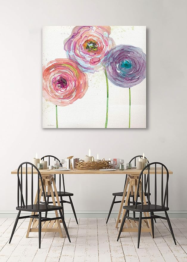 Wexford Home Summer Fields III Gallery Wrapped Canvas Wall Art, 10x10,