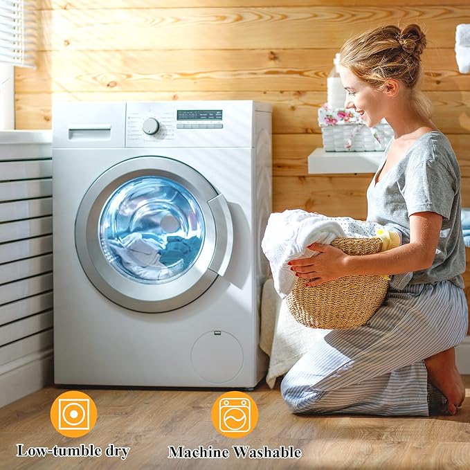 Cooling Mattress Pad Cover, with 100% Cotton Cover and Mesh Shell Underlay, Snow Fiber Filled, Soft, Temperature Regulated, Premium Mattress Protector, Machine Washable (Queen (60x80 inch), Grey)