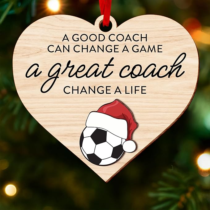 Soccer Ornaments for Christmas Tree - Perfect Soccer Gifts for Boys and Girls, Ideal Ornaments for Soccer Players and Coaches, 2025 Soccer-Ornament for Christmas Decoration