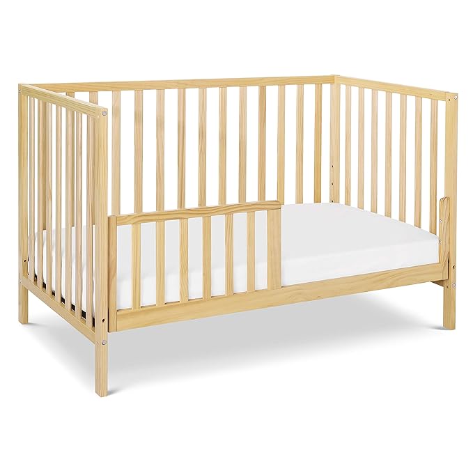 daVinci Union 4-in-1 Convertible Crib - GREENGUARD Gold Certified - Convertible Baby Crib to Toddler Bed, Daybed, Full-Size Bed - Wooden Baby Bed w/Four Adjustable Heights - Natural
