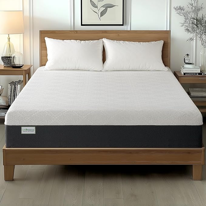 12 Inch King Memory Foam Mattress for Pressure Relief, Cooling Gel Memory Foam Mattress in a Box, Made in USA King Bed Mattresses, Medium Firm, CertiPUR-US Certified, Motion Isolation, CY-12-K