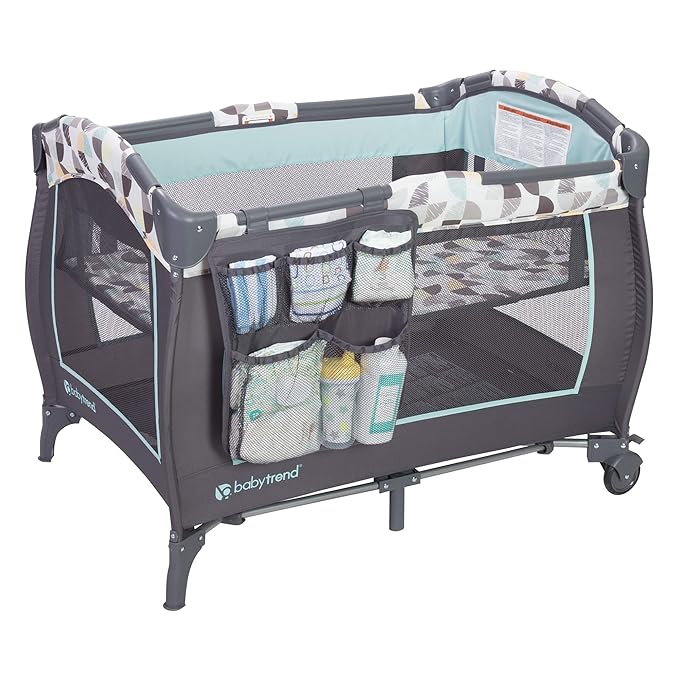 Baby Trend Trend-E Nursery Center® Playard, Doodle Dots