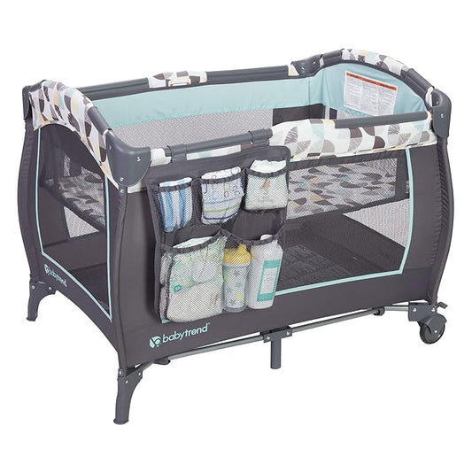 Baby Trend Trend-E Nursery Center® Playard, Doodle Dots