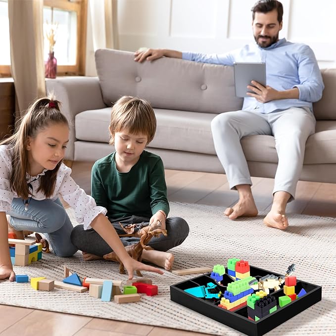 Bellsal Black Utensil Organizer 12.5 Inch Silverware Tray for Drawer Utensil Holder Cutlery Organizer Kitchen Drawer Organizer 7 Compartment Small Narrow Bamboo