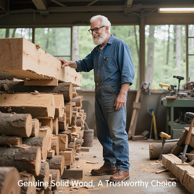 Hokway Wood Queen Bed Frame-No Wobble,Noise-Free,Easy Assembly with Precise Holes,12 in Wood Slat Support,No Box Spring Needed,Dark Gray