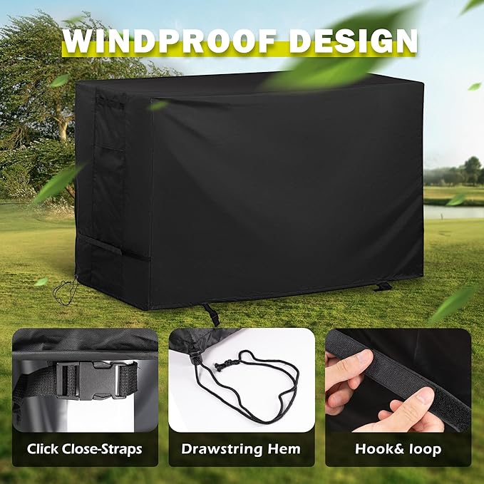 Griddle Cover for Member's Mark Pro Series 5-Burner Outdoor Gas Grill Model # G70305, Flat Top Grill Cover for Member's Mark 5 Burner Outdoor Griddle Model # G70306-Waterproof