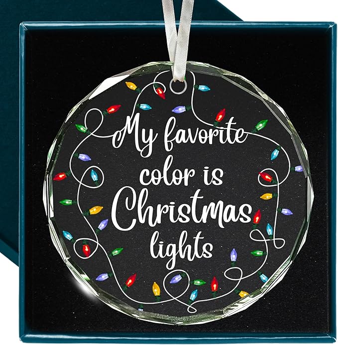 Unique Christmas Ornaments - Fun and Funny Xmas Tree Ornaments for Kids and Adults, 2025 Edition Light up Christmas Decorations, Single and Unique Ornaments for Hilarious Xmas Celebration