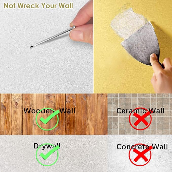 Picture Hangers Hanging Hooks-100lbs Picture Frame Hooks Large Heavy Duty Picture Hooks Kit with Nails for Wall Drywall 20pcs,Silver