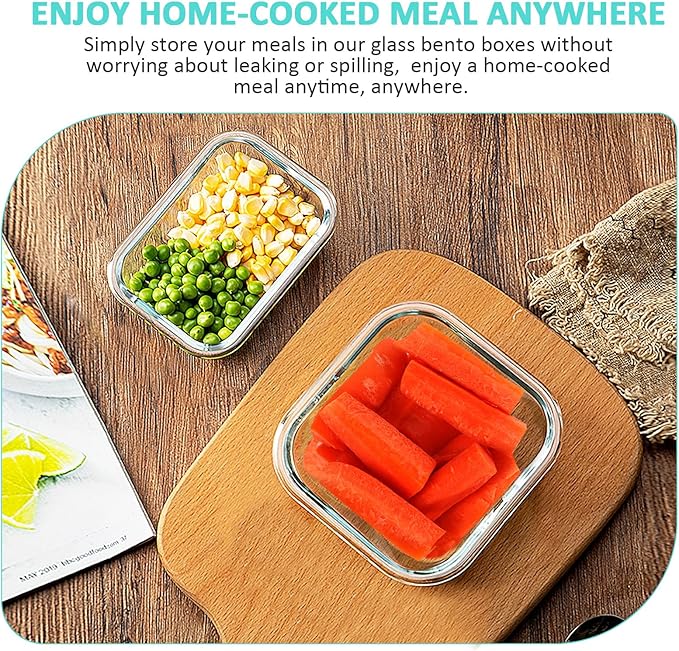 24 Pieces Glass Food Storage Containers Set, Meal Prep Containers-Stackable Airtight Glass Storage Containers with lids,Freezer, Microwave, Oven Safe,Green