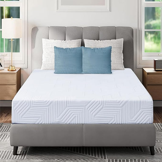 6 Inch Twin XL Mattress,Gel Memory Foam Mattress Twin Bed Mattress in a Box,Medium Firm Mattresses for Pressure Relief,Twin XL Size Mattress for Kids,Bunk Bed,CertiPUR-US Certified