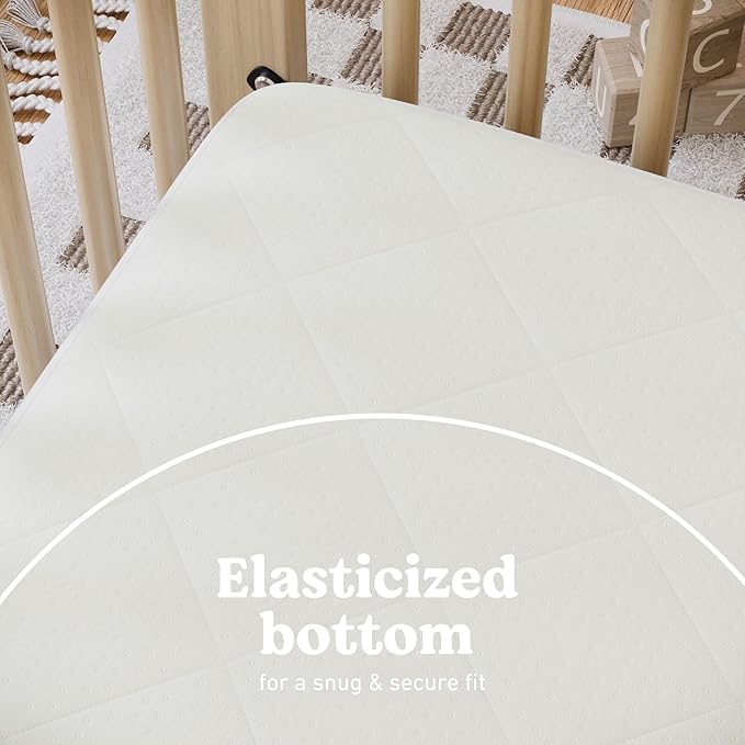 Graco Ultra Dual-Sided Crib Mattress & Protector Value Bundle (2-Pack) – Includes GREENGUARD Gold Certified Crib Mattress, GREENGUARD Gold Certified Waterproof Protector