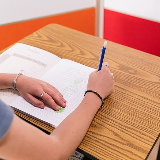 ECR4Kids Open Front Desk with Metal Storage Book Box, Adjustable, Classroom Furniture, Oak