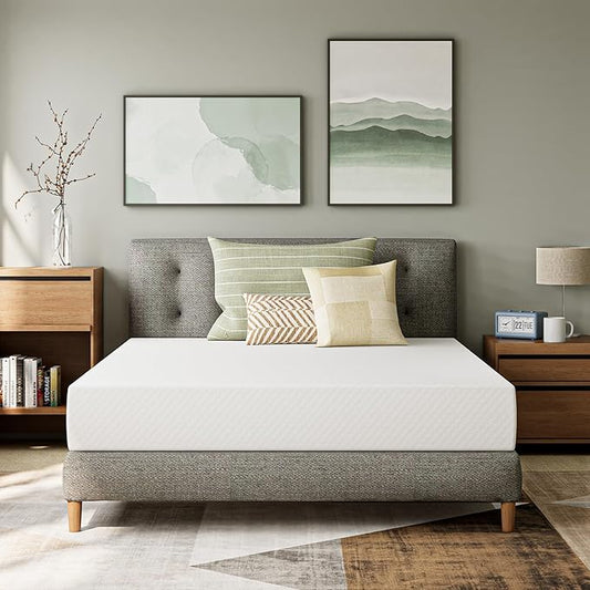 GAESTE 8 Inch Full Cooling Gel Memory Foam Mattress for Cool Sleep Medium Firm CertiPUR-US Certified Foam, Mattress in a Box Pressure Relief Removable Cover No Fiberglass (Full, 8 in)