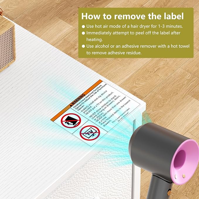 Furnulem Dresser for Bedroom with 9 Fabric Drawers for 55'' Long TV Stand Entertainment Center & Chests of Drawers, Wide Dresser Storage for Living Room, Dorm, Entryway, Sturdy Metal Frame, White