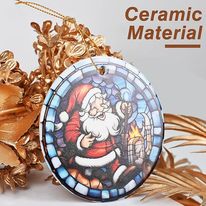 Christmas Ornament, Santa Claus Ornament, Christmas Decorations for Tree, Heirloom Keepsake, Gift Idea