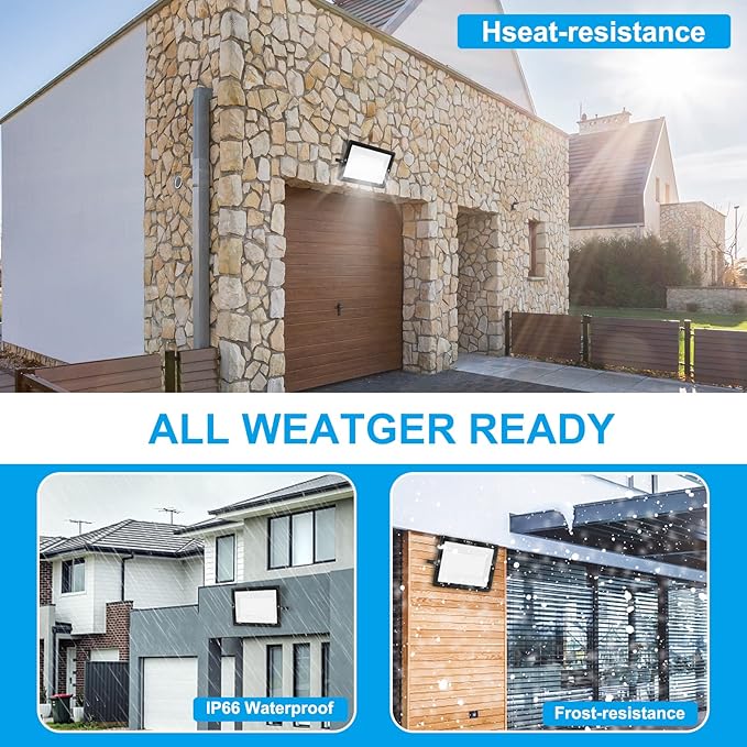 400W LED Stadium Flood Lights Outdoor(2350W Equivalent),50000LM Super Bright LED Arena Lights 100-277V IP66 Waterproof 5000K Daylight White Commercial Lighting for Sports Fields and Counts