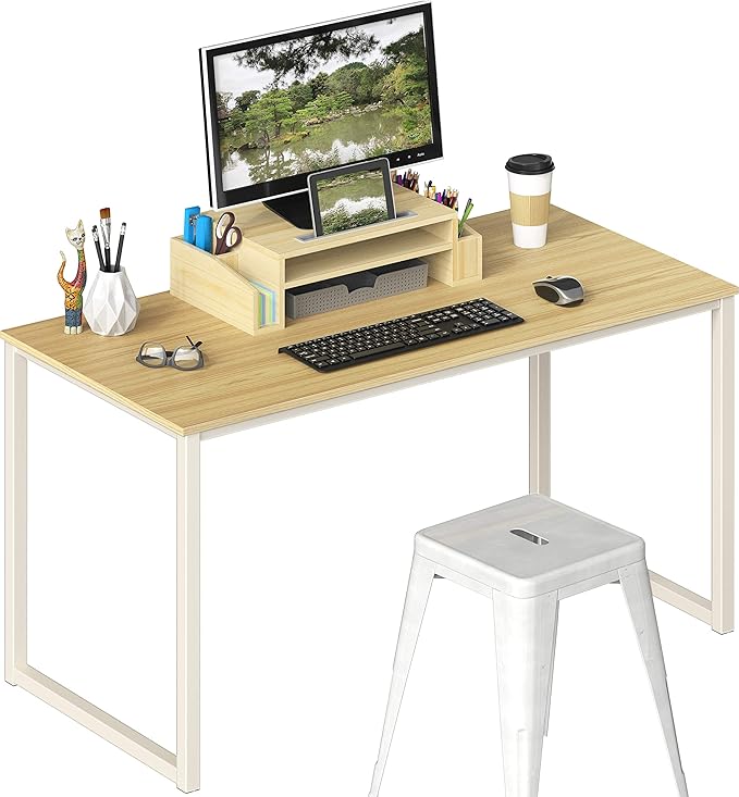 SHW Mission 48-Inch Home Office Computer Desk, Oak