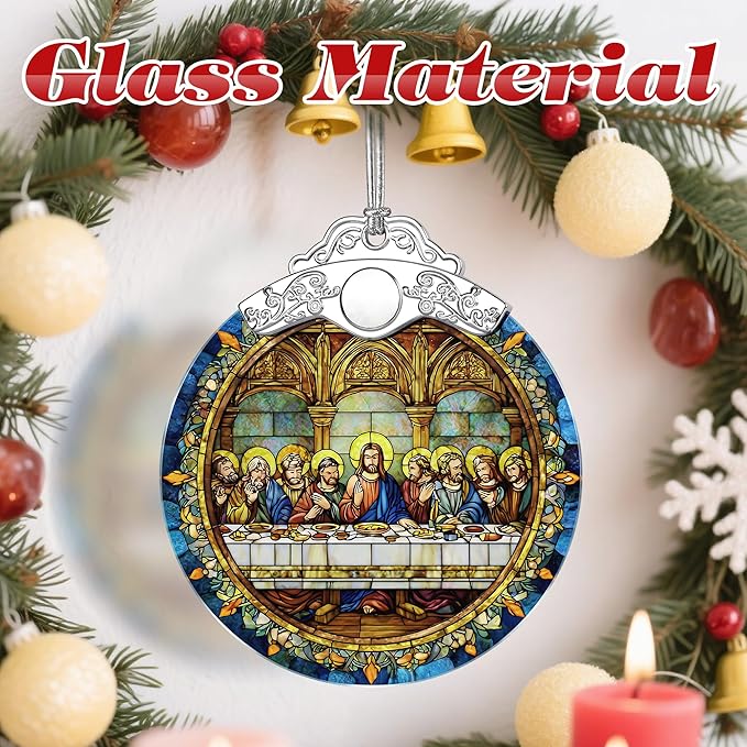 The Last Supper Christmas Decorations - Christmas Ornaments for Tree | Christian Religious Holiday Ornaments – Religious Gifts | Holiday Party Gifts | Gift Ideas & Xmas Gift