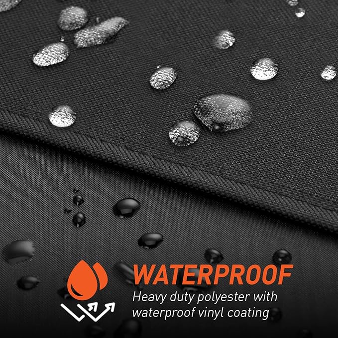 Grill Cover Compatible with Traeger Ironwood 885, Heavy Duty Waterproof Pellet Somker Cover Full Length Outdoor BBQ Grill Accessory BAC513