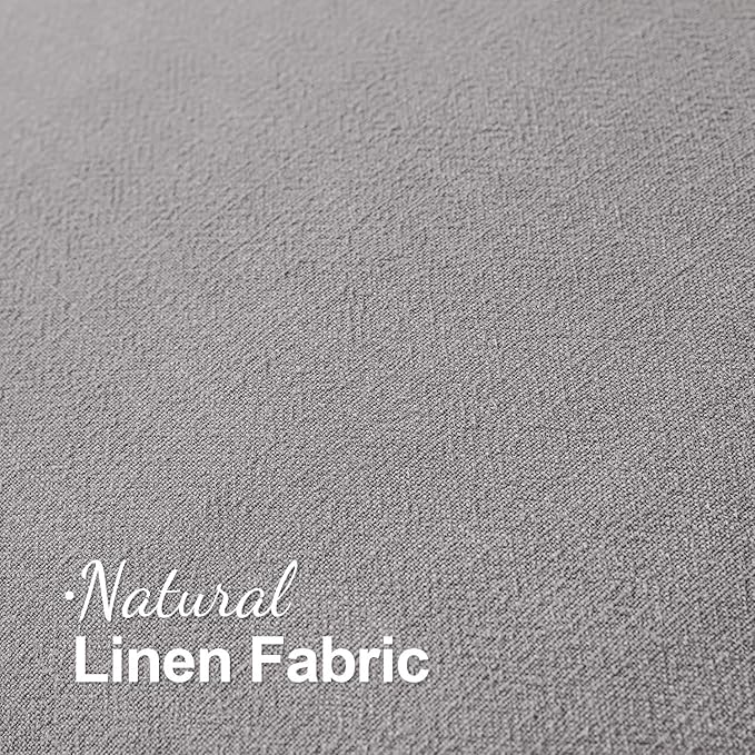 MIULEE Decorative Throw Pillow Covers Neutral Linen Fringe Throw Pillows Set of 2 Light Grey Boho Farmhouse Cushion Covers with Tassels for Couch Sofa Bed Living Room Spring Home Decor 20x20 Inch