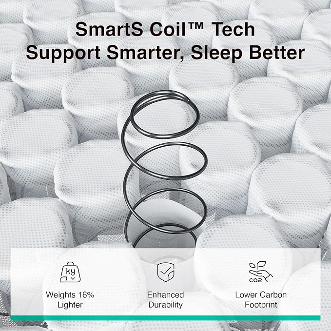 Novilla 8 Inch Twin XL Mattress, Hybrid Mattress Twin XL in a Box with Individual Pocketed Springs & Gel Memory Foam for Body Support & Back Pain Relief & Cool Night Sleep, CertiPUR-US Certified