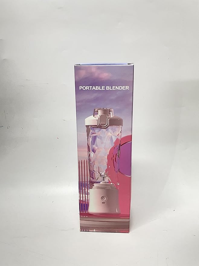 20 Oz Portable Blender for Shakes & Smoothies, 4000mAh Electric Juicer with 270W Motor, IP67 Waterproof, USB Fresh Juice Blender with 2 Mixing Modes for Travel & Gym, Black