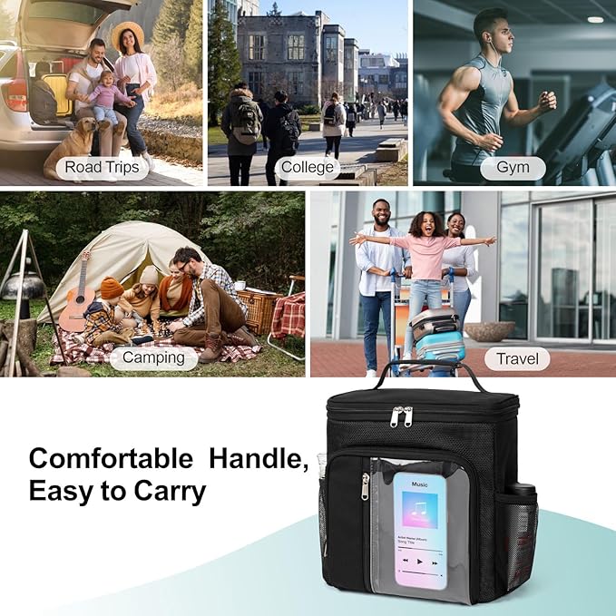 F-color Hanging Shower Caddy Portable - College Dorm Essentials for Guys with Hooks, Quick-Dry Shower Bag for Dorm Travel Gym Camping, Water-Resistant with Multiple Pockets, 2 Packs Black & Purple