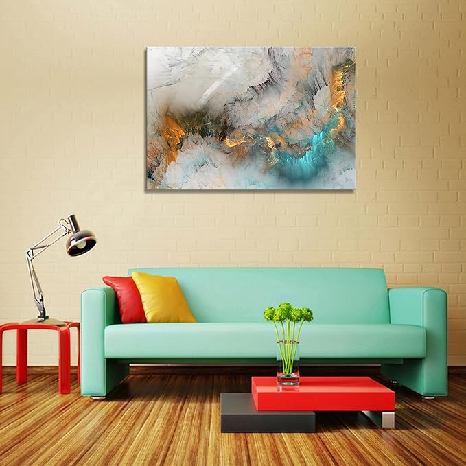 XXMWallArt FC3281 Abstract Canvas Wall Art Fancy Paint Canvas Print Painting Artwork for Living Room Bedroom Kitchen Home and Office Wall Decor