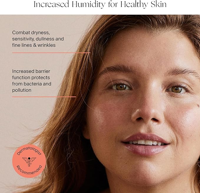 Canopy Portable Misting Humidifier - Cordless 11 HR Run Time, 500 mL, TSA Approved Travel Humidifier - Alleviate Symptoms of Allergies, Flu, Cold, Dry Skin - Includes Aroma & Adapter - Cream