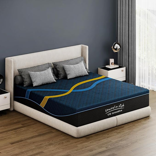 10 Inch Queen Memory Foam Mattress, Gel Cooling, Contouring Support, CertiPUR-US Certified Foam, Pressure Relief Mattress