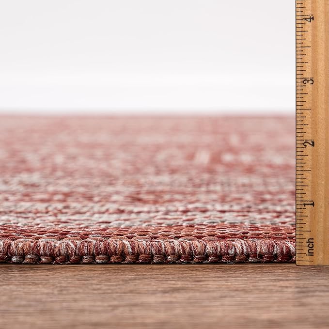 Keen Home Design Terrace Outdoor Throw Rug - 3x5 Washable Indoor/Outdoor Rug for Patio, Kitchen, Balcony, Beach, Garden, Deck and Porch, Size: 3'x5'