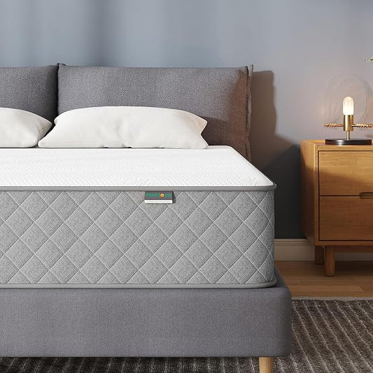 Mattress Queen Size, 10 Inch Hybrid Memory Foam Firm Queen Mattress Size with Hybrid Mattresses in a Box Pressure Relief & Supportive
