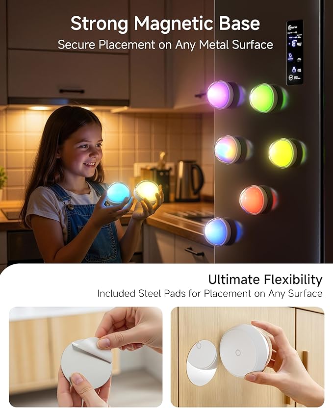 ZEEHOO Rechargeable Night Light, Portable Wireless Charging Egg Lamp, 2000mAh, Dimmable LED Night Light (8 Colors, 4 Modes), Mini Light for Kids, Toddler, Gift,Christmas Decorations