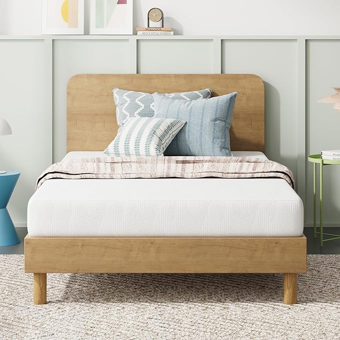 Novilla Full Mattress, 5 Inch Full Bed Mattress for Kids, Gel Memory Foam Mattresses for Cooling Night Sleep, Pressure Relief, CertiPUR-US Certified