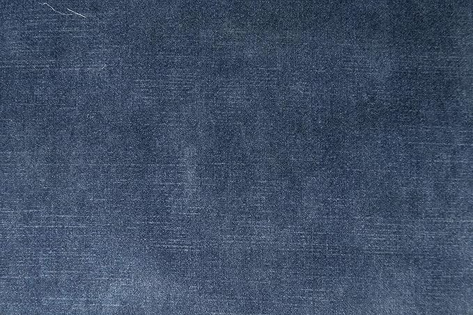 Acanva Mid-Century Velvet Sectional Sofa Couch for Living Room, L-Shape 2-Piece 113”W Right Hand Facing Chaise, Blue