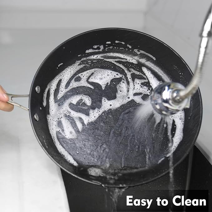 imarku Non Stick Frying Pans - 8&10&12 inch Nonstick Frying Pan Set with Cool Stainless Steel Handle,Disherwasher Safe skillets,Professional Frying Pans Set, Best Gifts