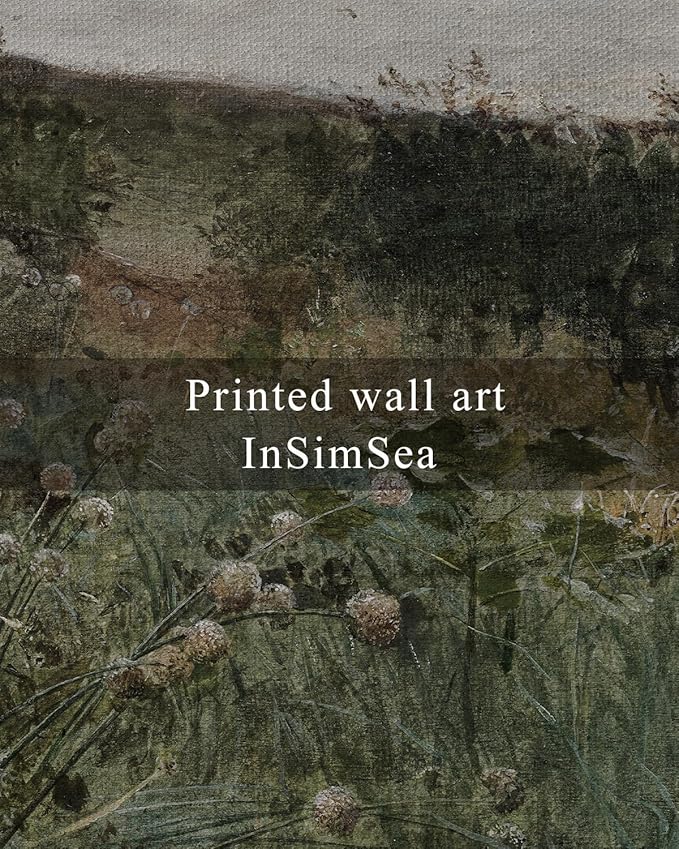 InSimSea Framed Canvas Wall Art Vintage Decor, Rustic Wall Art Room Decor, Classical Paintings, Large Wall Art Prints for Living Room Home Kitchen Farmhouse Bathroom Wall Decor, 20"x30"