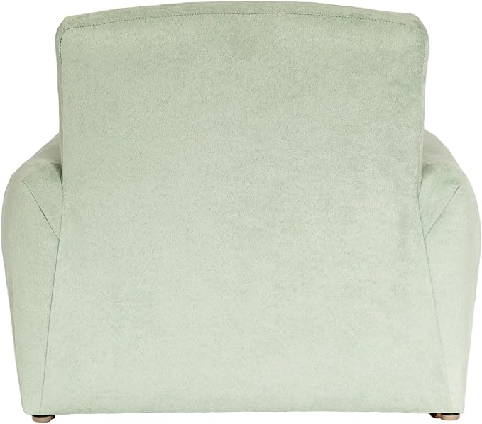 Generic Kids Personalized Chair, Personalized Kids Upholstered Rocking Chair, Toddler Chair with Personalized Name, Comfy Kids Armchair, Kids Chair with Personalization (Seafoam Green Suede, Rockers)