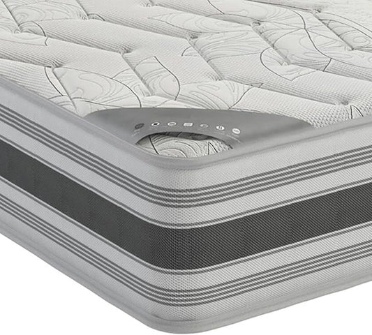 Sweet Home Stores Meditate 12" King Hybrid Mattress – Firm Support, Pocket Coils, Fiberglass-Free, CertiPUR-US® Certified, Reduced Heat Build Up, Antistatic Cover, Made in USA, Bed in a Box
